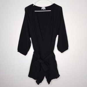 APIECE APART BLack Shorts Romper Size 6